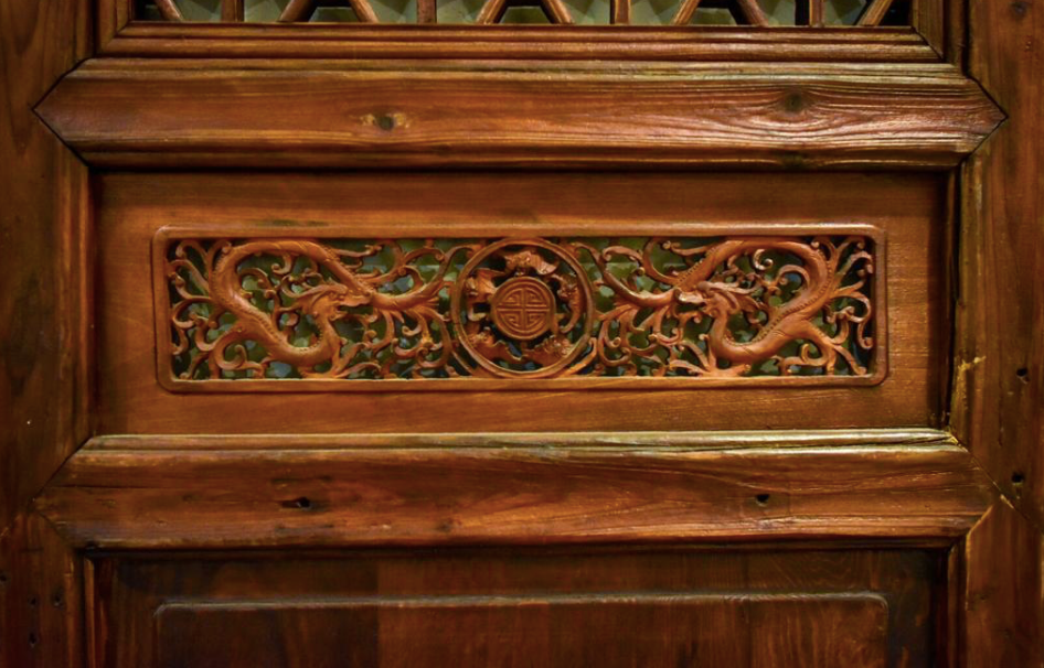 Grand Elmwood Panel Floor Screen (6 Panels)