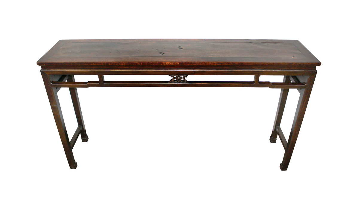 Chinese Antique Handmade Wooden High Altar Side Table
