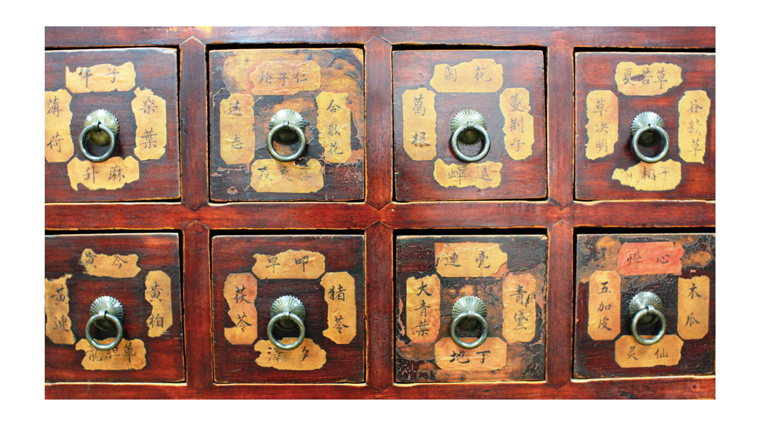 Antique Handmade Wooden Medicine Cabinet