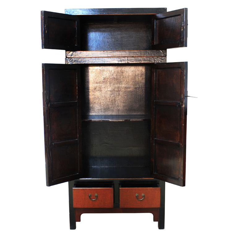 Antique Handmade Wooden Wardrobe