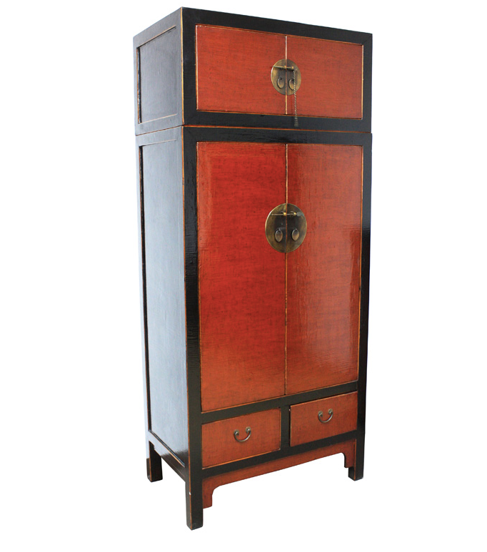Antique Handmade Wooden Wardrobe