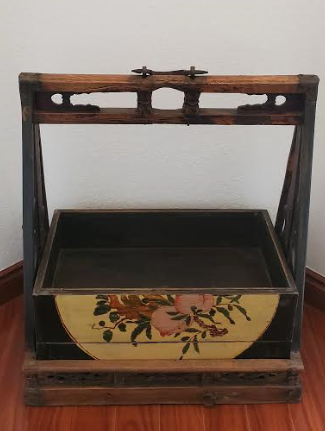 Antique Handmade Wooden 3 Tier Box