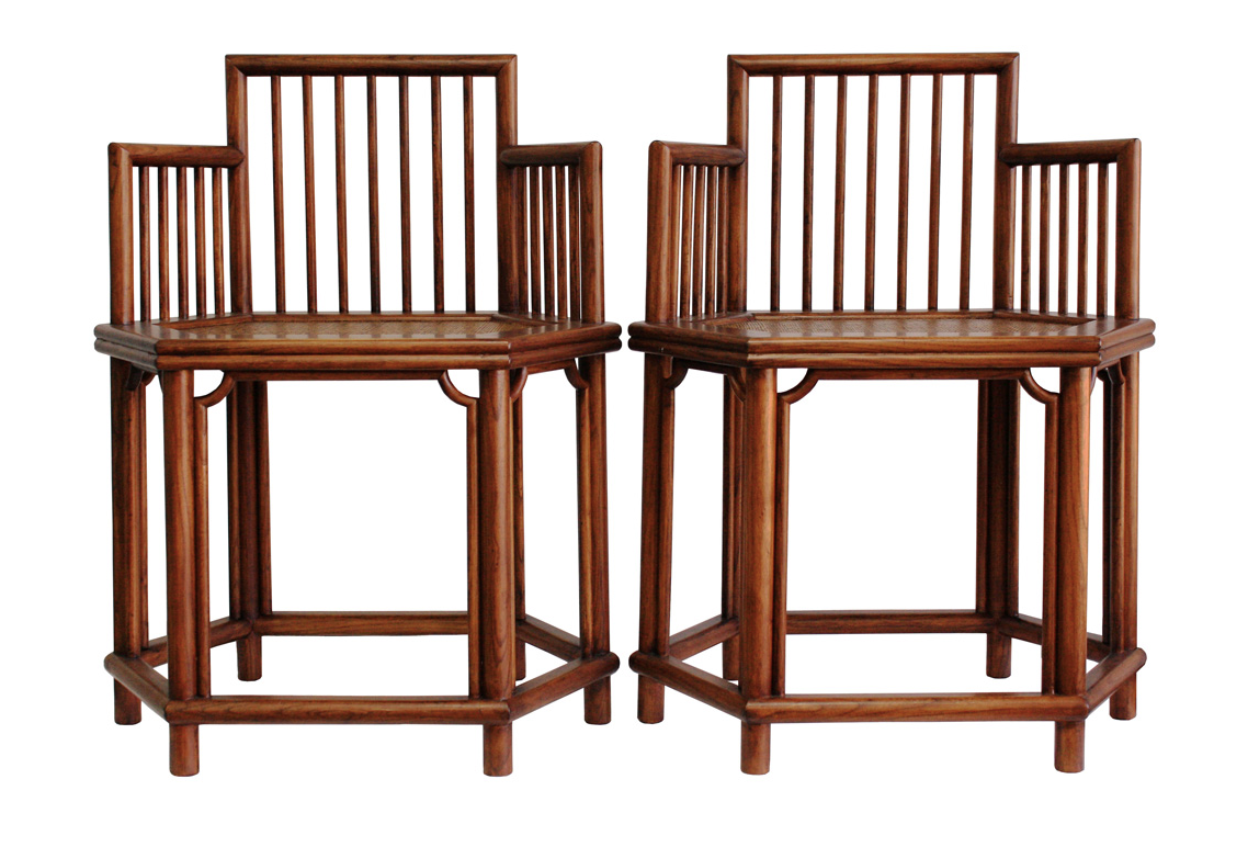 Wooden Octagon Chairs